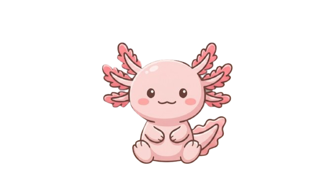 Baby axolotl